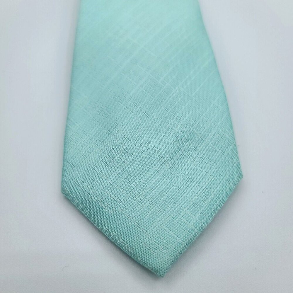 Apt 9 Mens Skinny Neck Tie with Pocket Square Light Green Occasion Set NWT - Picture 2 of 6